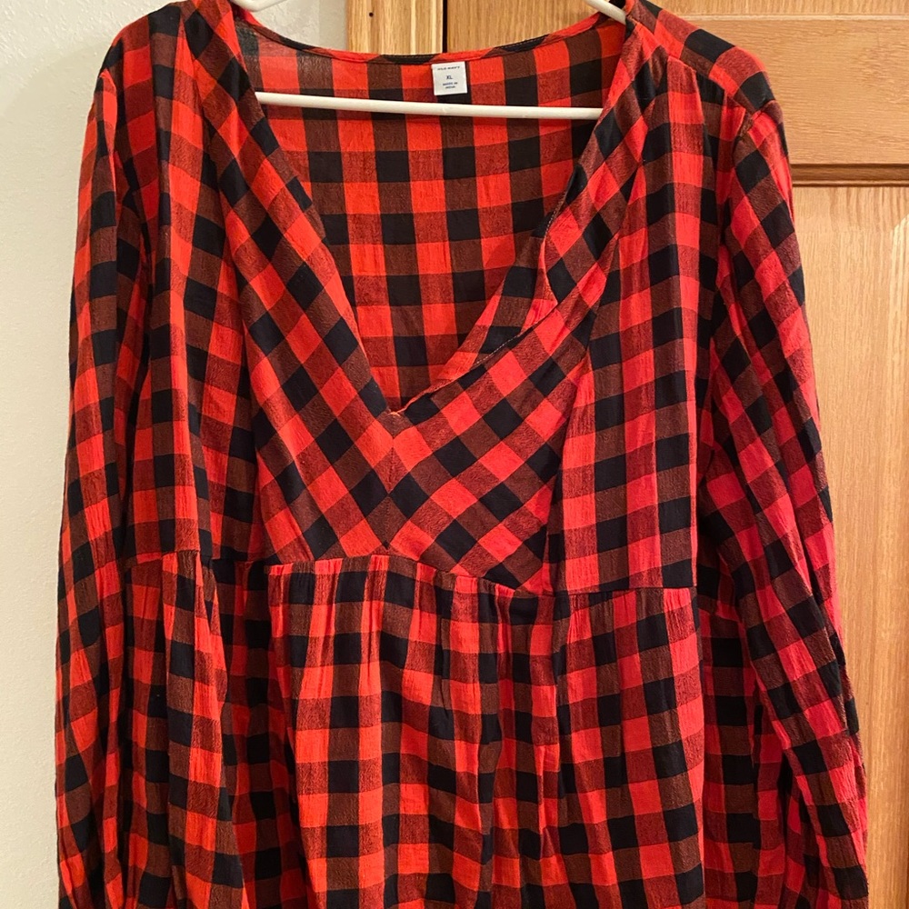 Buffalo Plaid Blouse